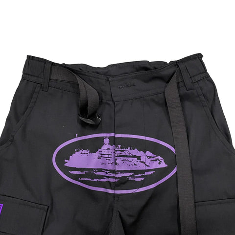 CARGO CORTEIZ ALCATRAZ BLACK/PURPLE