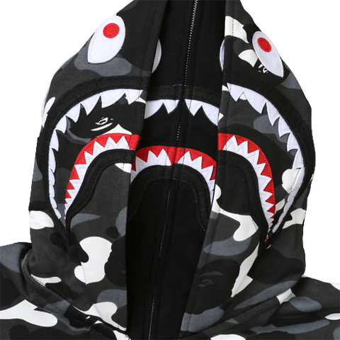 BAPE DOUBLE HOODIE – MILITARY BLACK