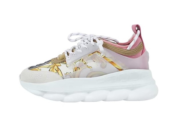 CHAIN REACTION WHITE PINK YELLOW BAROCCO