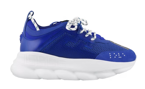 CHAIN REACTION BLUE MESH RUBBER SUEDE