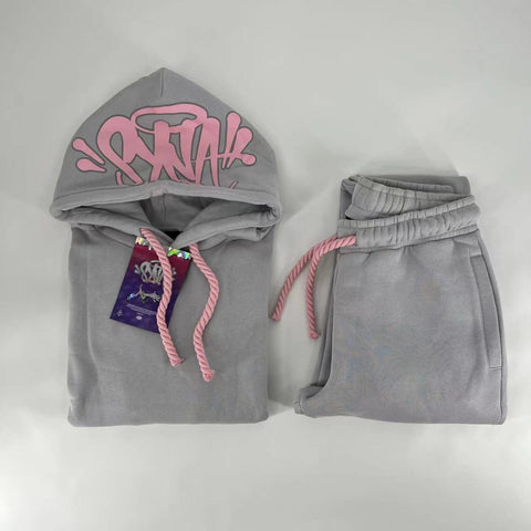 SYNA TRACKSUIT GRAY AND PINK