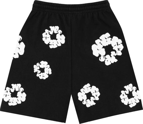 DENIM TEARS SHORTS - BLACK