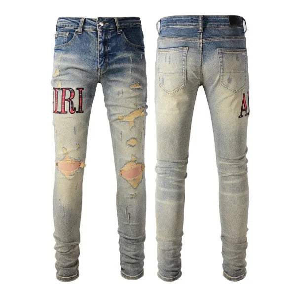 JEANS AMIRI – RED LOGO