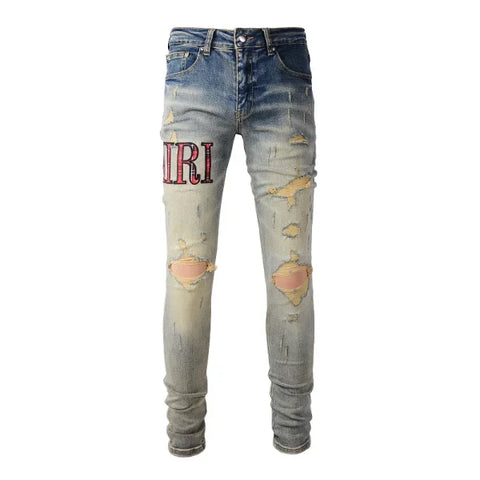 JEANS AMIRI – RED LOGO