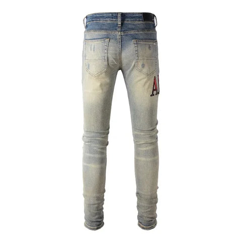 JEANS AMIRI – RED LOGO