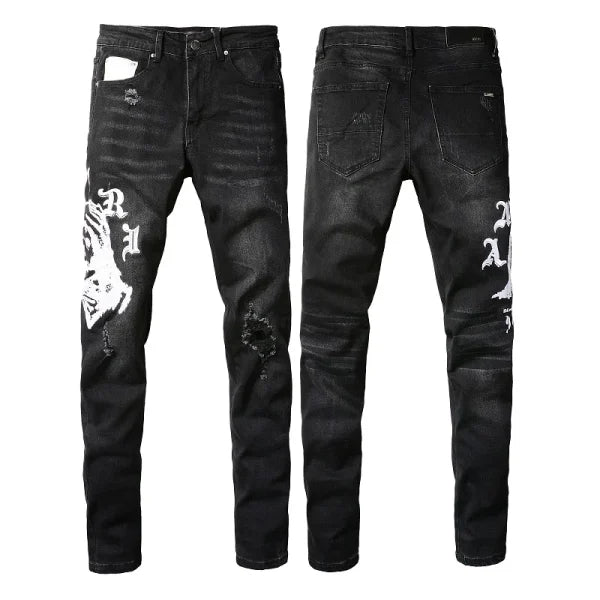 JEANS AMIRI – WHITE LOGO