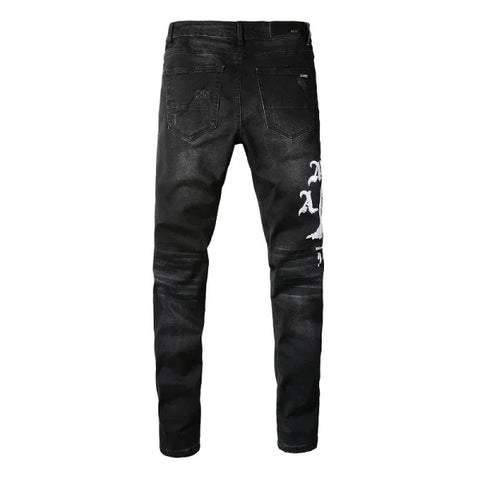 JEANS AMIRI – WHITE LOGO