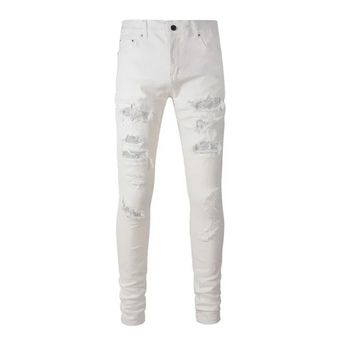 JEANS AMIRI – WHITE DIAMONDS