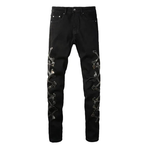 JEANS AMIRI – BLACK BONES