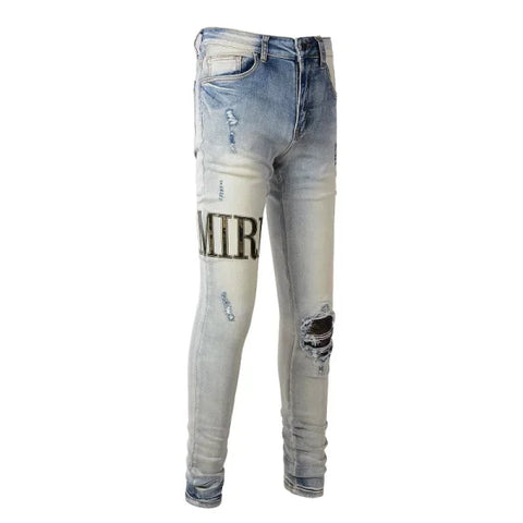 JEANS AMIRI – BLACK LOGO