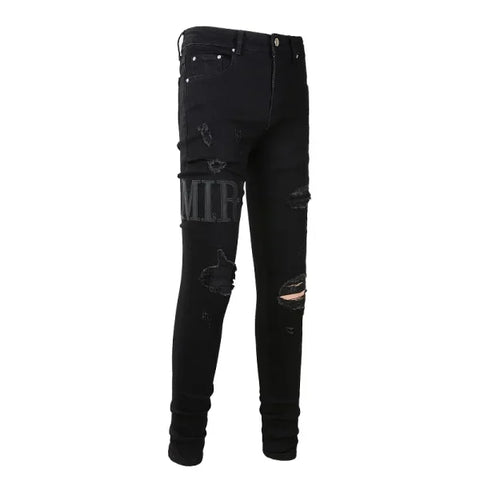 JEANS AMIRI – BLACK LOGO