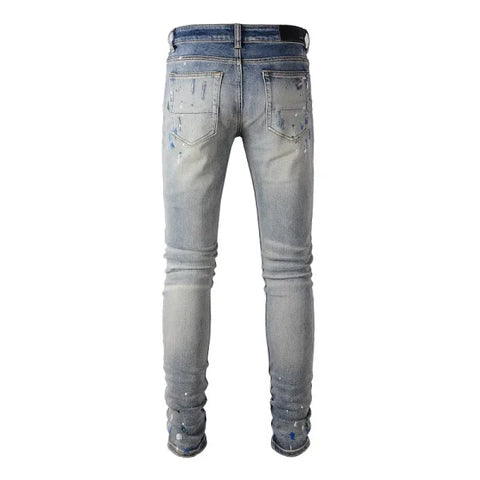 JEANS AMIRI – BLUE SPLASHES