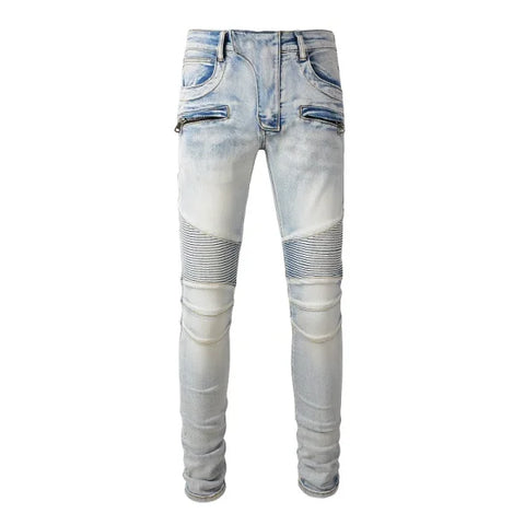 JEANS BLMN – GREY ZIP