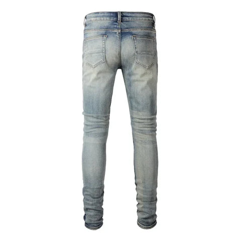 JEANS AMIRI – GREY/PINK