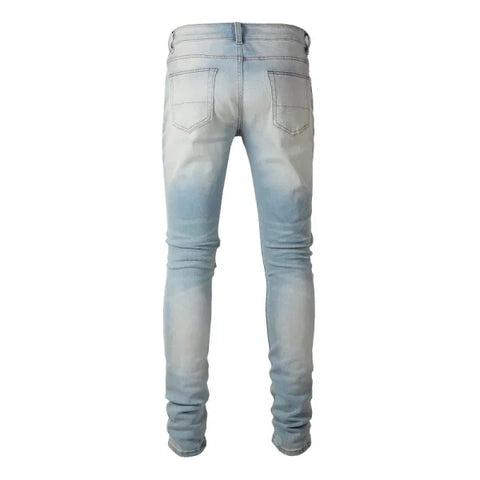 JEANS AMIRI – GREY/PINK 2.0