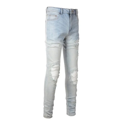 JEANS AMIRI – GREY/WHITE