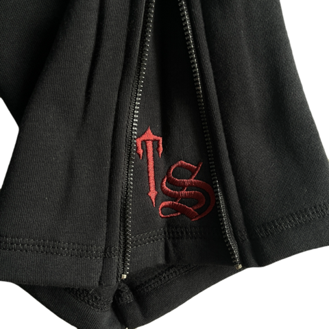 SCRIP TRACKSUIT - BLACK / ZINFANDEL