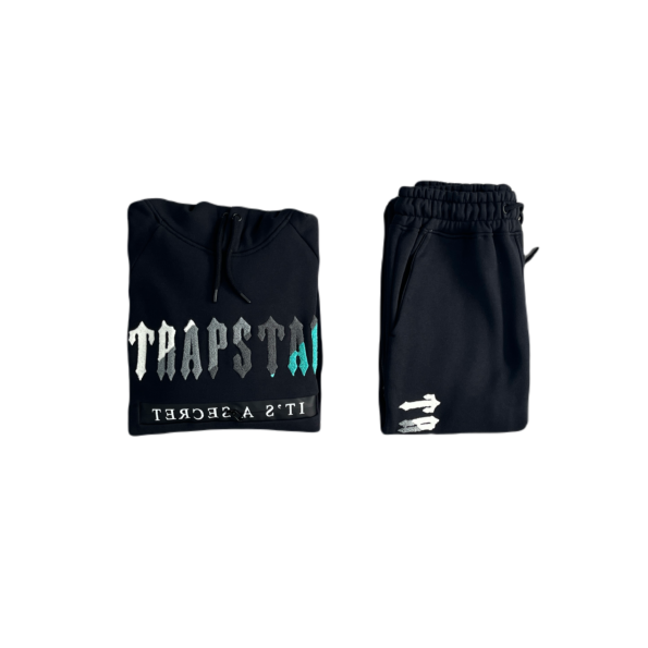 CHENILLE DECDODED 2.0 TRACKSUIT - BLACK/TEAL