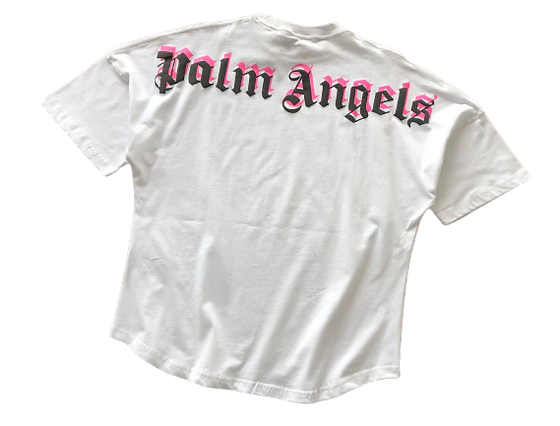 PALM - T SHIRT WHITE & PINK