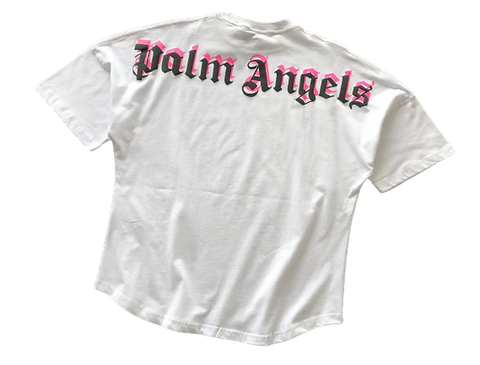 PALM - T SHIRT WHITE & PINK