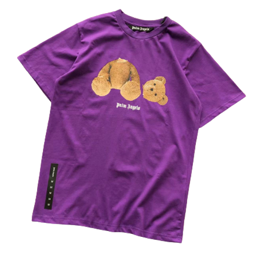 PALM - T SHIRT PURPLE TEDDY BEAR