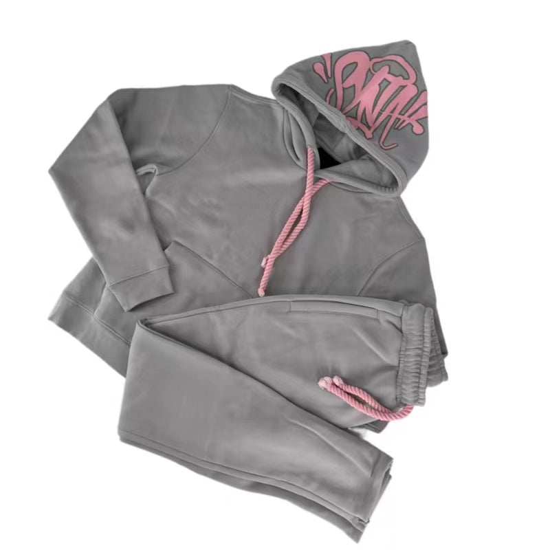 SYNA TRACKSUIT GRAY AND PINK