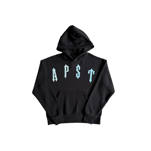 IRONGATE AECH CHENILLE HOODIE-BLACK/GRADIENT BLUE