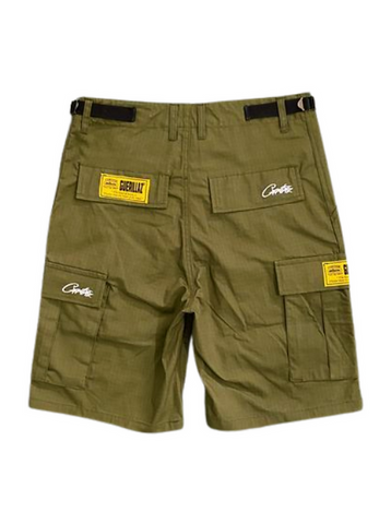 CRTZ - SHORTS GREEN & WHITE