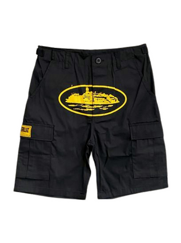 CRTZ - SHORTS BLACK & YELLOW