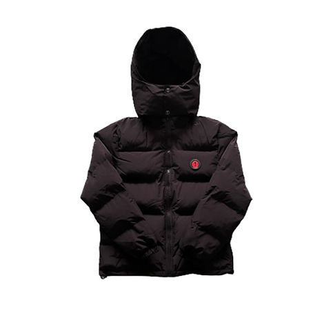 TS - PUFFER JACKET-BLACK RED