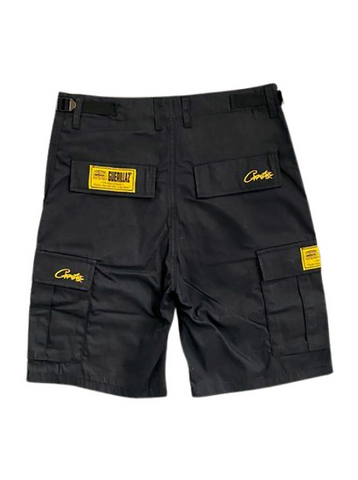 CRTZ - SHORTS BLACK & YELLOW