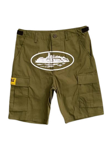 CRTZ - SHORTS GREEN & WHITE