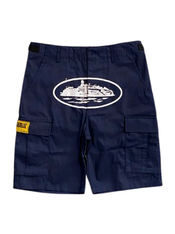 CRTZ - SHORTS BLUE & WHITE