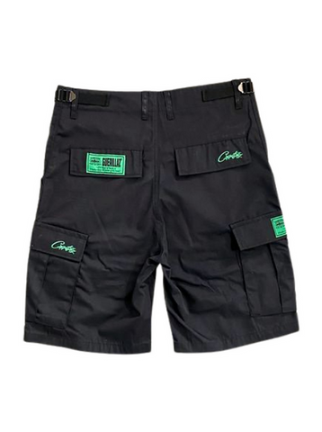 CRTZ - SHORTS BLACK & GREEN