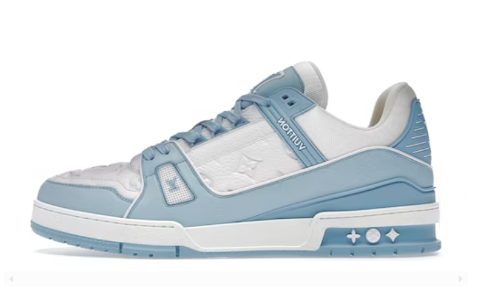 Trainer Low White Sky Blue