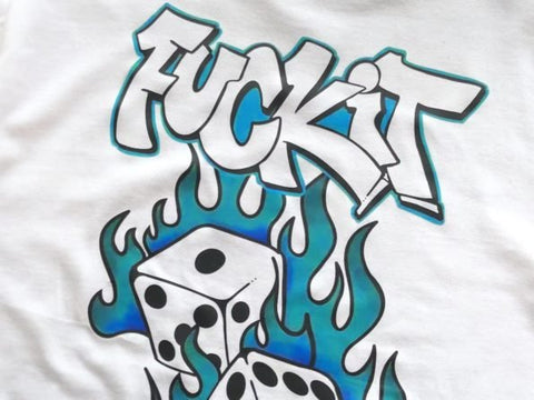 TS - T-SHIRT WHITE DICE