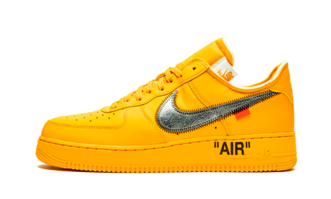 AF1 - OFF-W. UNIVERSITY GOLD METALLIC SILVER