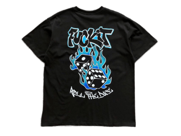 TS - T-SHIRT BLACK DICE