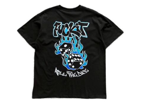 TS - T-SHIRT BLACK DICE