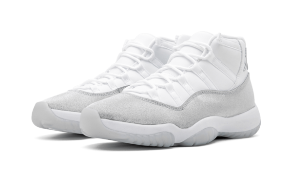 J11 - RETRO WHITE METALLIC SILVER