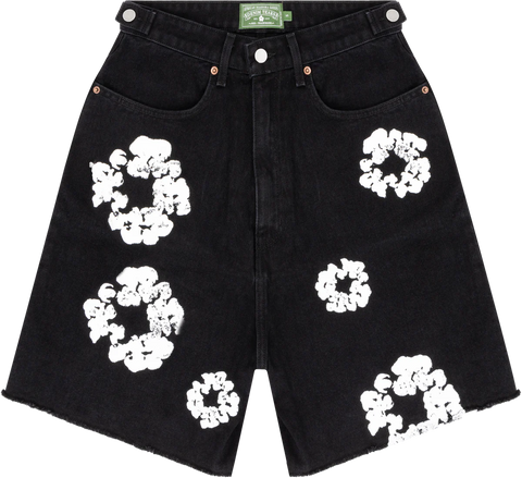 DENIM TEARS SHORTS JEANS - BLACK