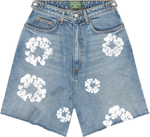 DENIM TEARS SHORTS JEANS - LIGHT BLUE